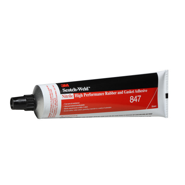 3M™ Hoogwaardige Nitrillijm voor Rubber en Pakkingen 847, Bruin, 150 ml
