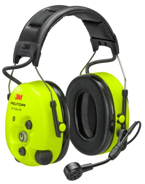 3M™ PELTOR™ WS™ ProTac XPI Niveau-afhankelijke Bluetooth® Headset, geel, hoofdband, FLX2, MT15H7AWS6-111