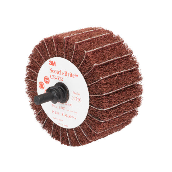 Scotch-Brite™ Roloc™+ Combi lamellenborstel CB-ZR, 63 mm x 32 mm, P120
