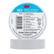 3M™ Temflex™ Vinyl isolatietape 165 - Wit - 15 mm x 10 m | Voordeelpallet a 10800 stuks