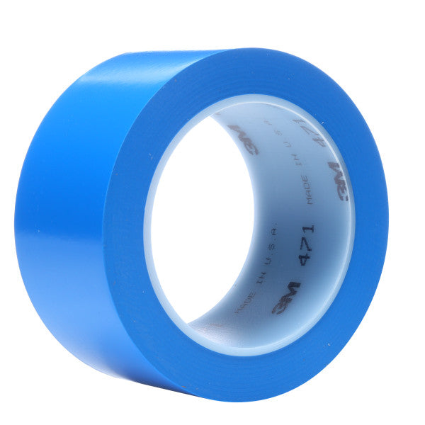 3M™ Vinyl Tape 471, Blauw, 50 mm x 33 m, 0.14 mm