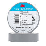 3M™ Temflex™ Vinyl isolatietape 165 - Grijs - 19 mm x 25 m | 1 Overdoos van 100 Rol
