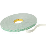 3M™ Dubbelzijdige Urethaan Schuimtape 4032 - Crèmewit - 15 mm x 66 m - 0.8 mm | Voordeelpallet a 360 stuks