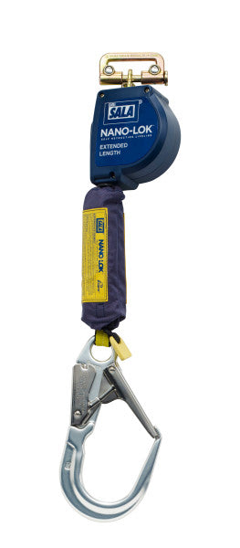 3M™ DBI-SALA® Nano-Lok™ XL (Extended Length) zelfintrekbare lijn, enkele lijn, snelle connector, web 2,80 m, 3101644