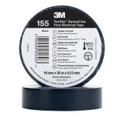 3M™ Temflex™ Vinyl isolatietape 155 - Zwart - 19 mm x 20 m | Voordeelpallet a 7000 stuks