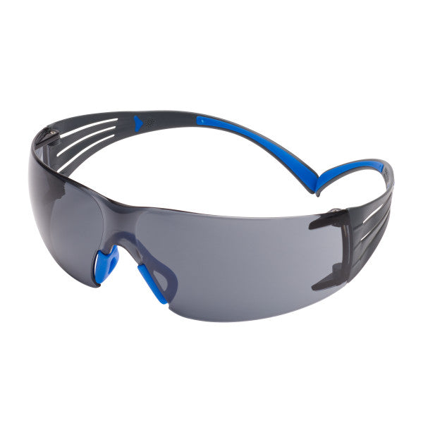 3M™ SecureFit™ 400 Veiligheidsbril, blauw/grijs montuur, Scotchgard™ condenswerende en krasbestendige coating (K&N), grijze lenzen, SF402SGAF-BLU-EU