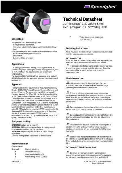 3M™ Speedglas™ G5-02 Lashelmschaal, alleen schaal, 621195