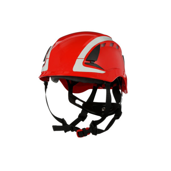 3M™ SecureFit™ X5000 Veiligheidshelm, geventileerd, reflecterend, CE, rood, X5005V-CE