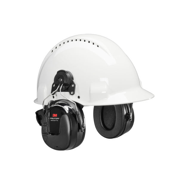 3M™ PELTOR™ WorkTunes™ Pro Headset met AM/FM-radio, 31 dB, zwart, met helmbevestiging, HRXS221P3E