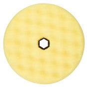 3M™ Perfect-It™ Foam Polijstpad - snelkoppelsysteem - geel - geprofileerd - 150 mm - 50879 | 1 Overdoos van 6 Stuk