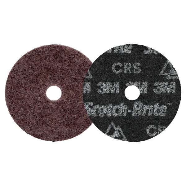 Scotch-Brite™ Precision Heavy Duty Surface Conditioning-schijf, HD-DH, Coarse 120+, 102 mm x 16 mm, 100 ea/Case