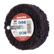 Scotch-Brite™ Clean and Strip Schijf XT-ZS Pro op stift - 100 mm x 25 mm x 6 mm - S XCRS | 1 stuks