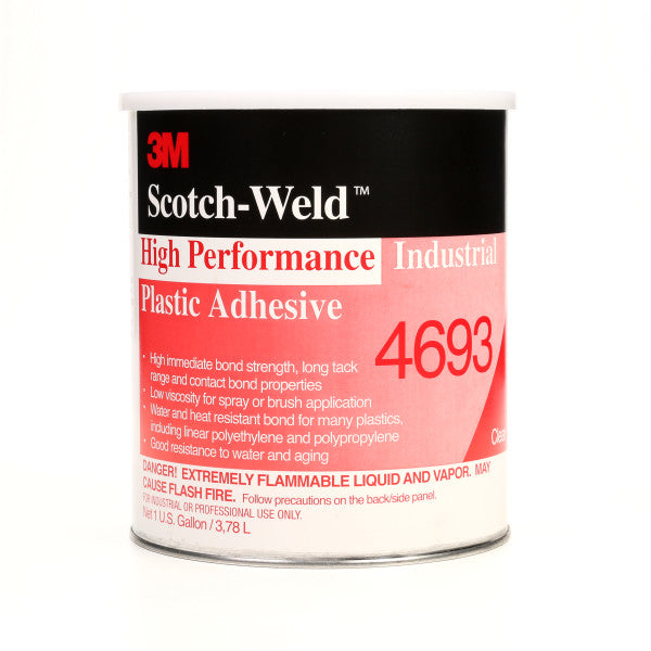 3M™ Hoogwaardige Industriële Kunststoflijm 4693, Licht Roodbruin, 950 ml