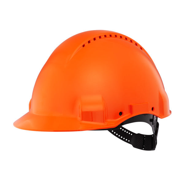 3M™ Veiligheidshelm, Uvicator, pinlock, ventilatie, kunststof zweetband, oranje, G3000CUV-OR