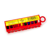 3M™ ScotchCode™ STD-0/9 Kabelmarkeringsdispenser - Kleuren gevuld | 1 Overdoos van 25 Stuk