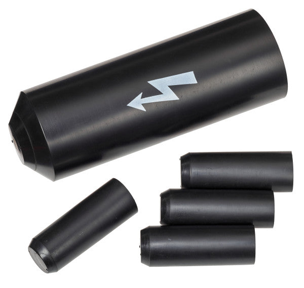 3M™ SKE S/2+3 Spanningsbestendige Warmtekrimpeindkap, Zwart, 4x 35 - 150 mm²