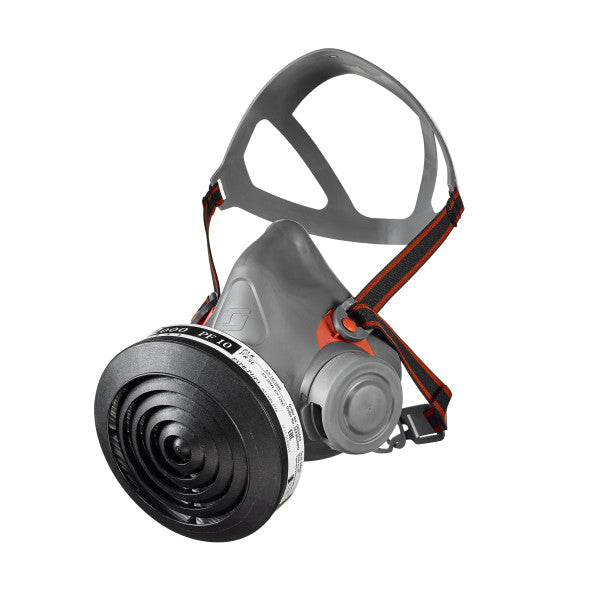 3M™ Herbruikbaar halfgelaatsmasker HF-3021 en P3 Deeltjesfilterset, medium, 10 stuks/doos