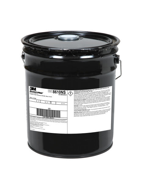 3M™ Scotch-Weld™ Flexibele acrylaatlijm DP8610NS, Zwart, Part B, 5 Gallon Drum