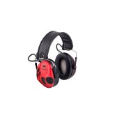 3M™ PELTOR™ SportTac Headset - 26 dB - rode / zwarte schelpen - opvouwbare hoofdband - MT16H210F-478-RD | 1 stuks