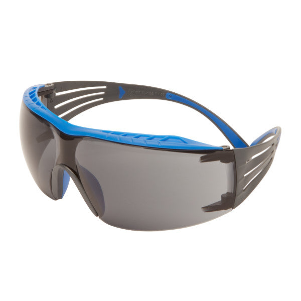 3M™ SecureFit™ 400X Veiligheidsbril, blauw/grijs montuur, Scotchgard™ condenswerende en krasbestendige coating (K&N), grijze lenzen, SF402XSGAF-BLU-EU, 20/doos