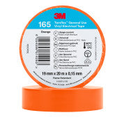 3M™ Temflex™ Vinyl isolatietape 165 - Oranje - 19 mm x 20 m | Voordeelpallet a 6000 stuks