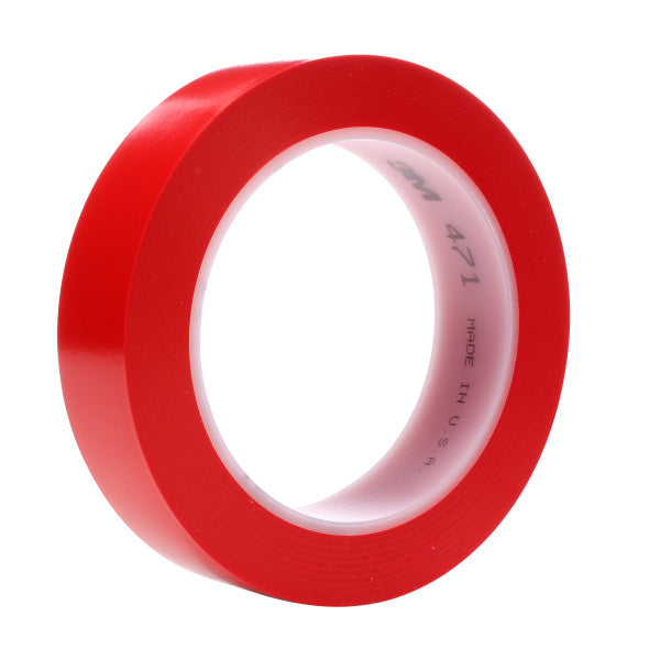 3M™ Vinyl Tape 471, Rood, 38 mm x 33 m, 0.14 mm