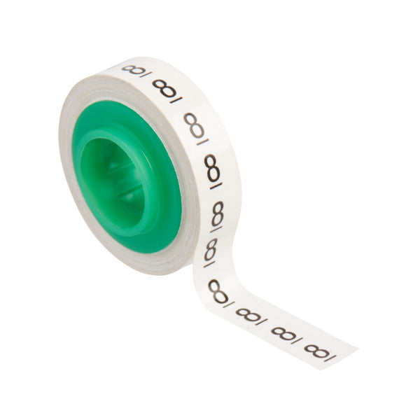 3M™ ScotchCode™ SDR-8 Kabelmarkering Navulrollen, Nummer "8", 10x Retailverpakking