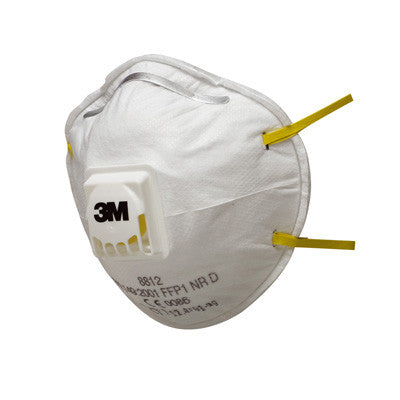 3M™ Stofmasker, FFP1, met ventiel, 8812