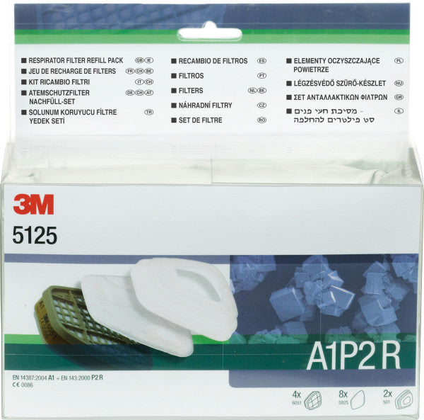 3M™ Deeltjesfilterset, A1P2R, 5125