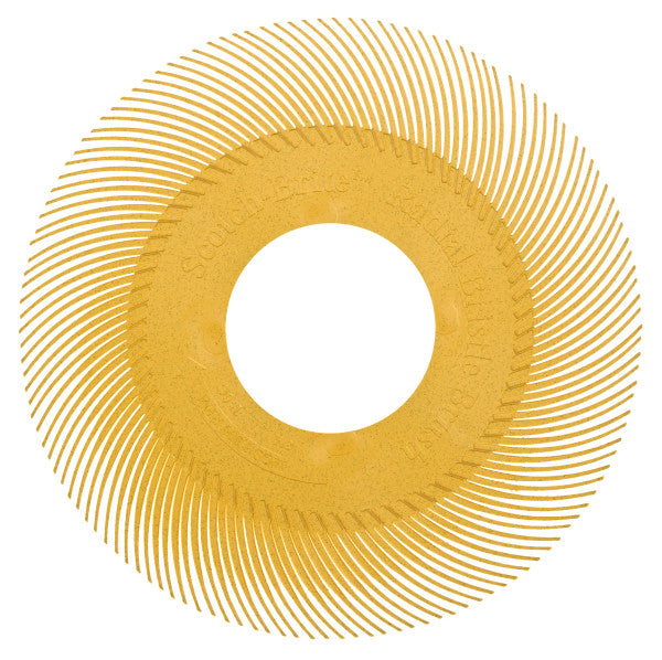 Scotch-Brite™ Radial Bristle Brush BB-ZB met adapter, Type C, 152 mm x 11,11 mm x 25,4 mm, P80