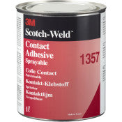 3M™ Hoogwaardige Neopreencontactlijm 1357 - Grijsgroen - 1 L | 1 stuks