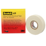 Scotch® 69 Glasvezeltape - Wit - 19 mm x 20 m x 0,18 mm | Voordeelpallet a 4800 stuks
