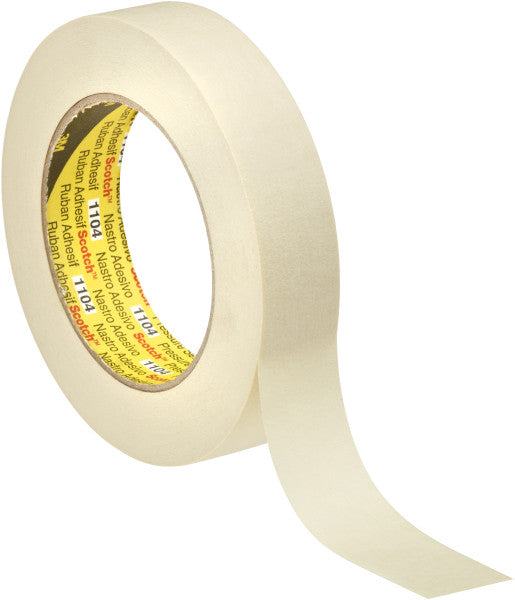 Scotch® Masking Tape met lage hechting 1104, Beige, 24 mm x 50 m, 0.155 mm