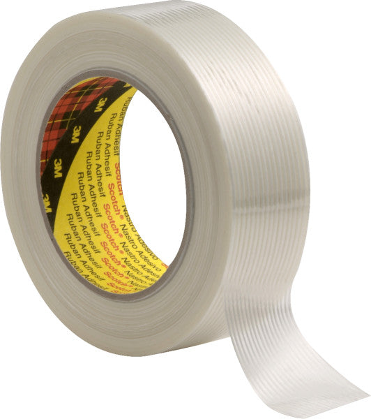 Scotch® Vezelversterkte Tape voor Algemeen Gebruik 8956, Wit, 19 mm x 50 m, 0.12 mm