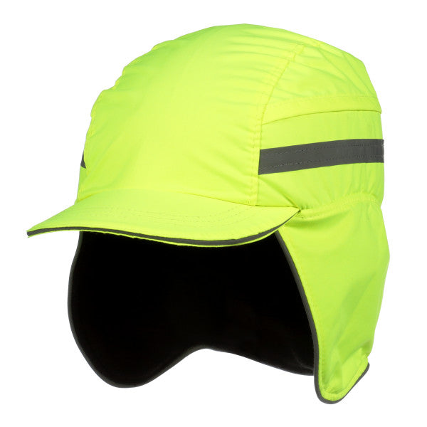 3M™ First Base™ 3 Stootpet 2021209, Winter, hi-viz, geel, korte klep, 55 mm