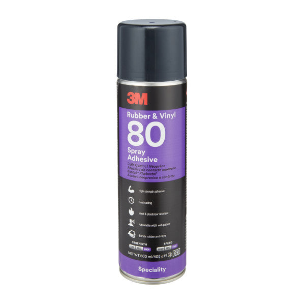 3M™ Rubber en Vinyl Lijmspray 80, Geel, 500 ml