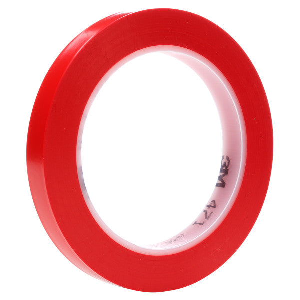 3M™ Vinyl Tape 471, Rood, 9.5 mm x 33 m, 0.14 mm
