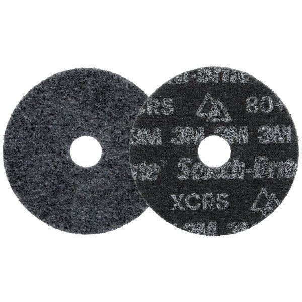 Scotch-Brite™ Precision Heavy Duty Surface Conditioning-schijf, HD-DH, Extra Coarse 80+, 114.3 mm x 22.23 mm, 50 ea/Case