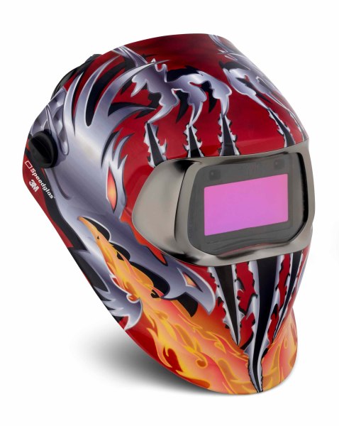 3M™ Speedglas™ Lashelm 100-serie, Razor Dragon, met lasfilter 100V, 752420