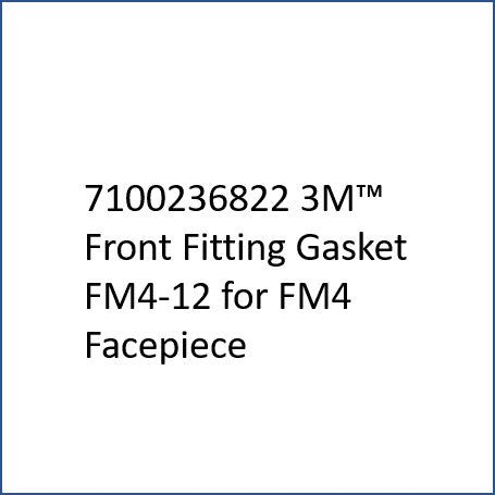 3M™ pakking voorkant FF-600-12 voor 3M™ heelgelaatsmasker FF-600