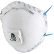 3M™ Stofmasker - FFP2 - met ventiel - 8322 | 1 Doos van 10 Stuk