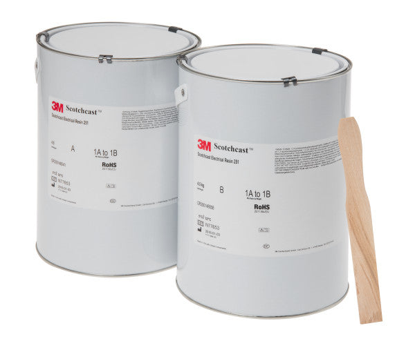 3M™ Scotchcast™ 280 Epoxy-Vloeibare Hars, Geelachtig Helder, Deel A+B, 0,45 kg