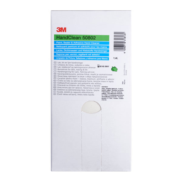 3M™ Huidverzorgingssysteem, Lak- kit- en lijmhandreiniger, 1.4 l, 50802