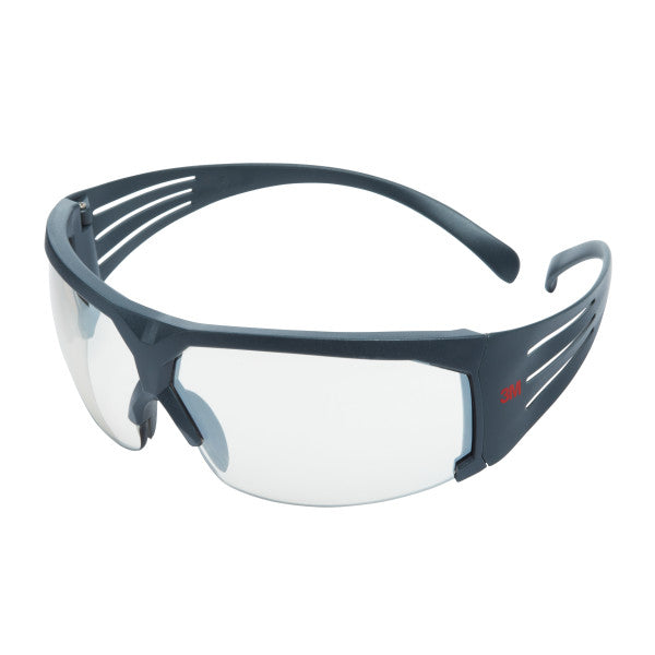 3M™ SecureFit™ 600 Veiligheidsbril, grijs montuur, krasbestendige, spiegelende lenzen voor binnen/buiten, SF610AS-EU, 20/doos