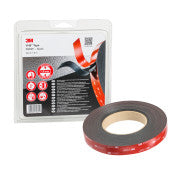 3M™ VHB™ Tape 5962F - Zwart - 19 mm x 1.6 m - 1.6 mm - Blisterverpakking | 1 Overdoos van 4 Rol