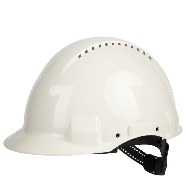 3M™ Veiligheidshelm, Uvicator, pinlock, ventilatie, kunststof zweetband, wit, G3000CUV-VI