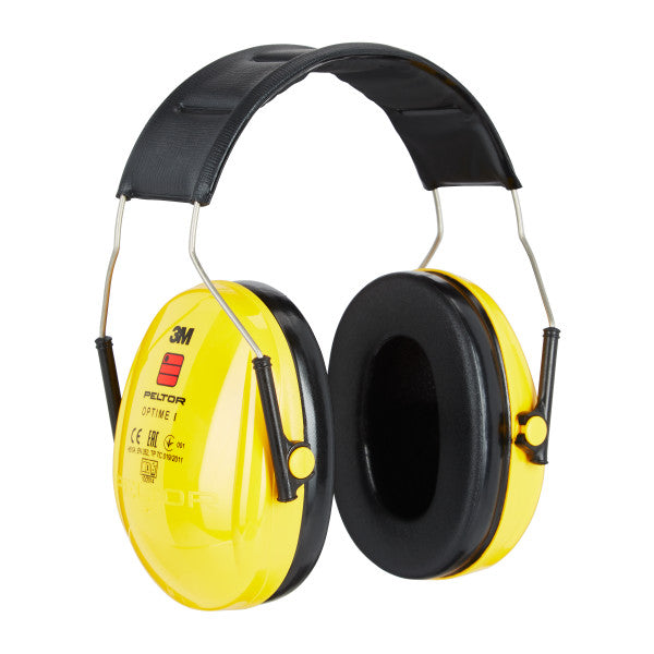 3M™ PELTOR™ Optime™ I Gehoorkappen, geel, hoofdband, H510A-401-GU
