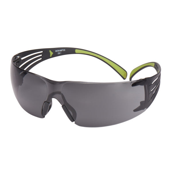 3M™ SecureFit™ 400 Veiligheidsbril, zwart/groen montuur, antikras/anticondens, grijze lenzen, SF402AS/AF-EU
