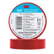 3M™ Temflex™ Vinyl isolatietape 165 - Rood - 15 mm x 10 m | 1 stuks