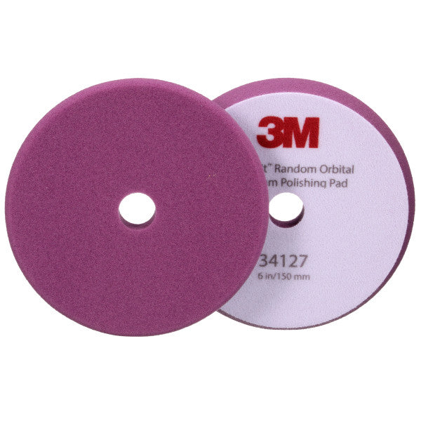 3M™ Perfect-It™ Excentrische schuimpolijstpad, paars, 150 mm (6 in), 34127